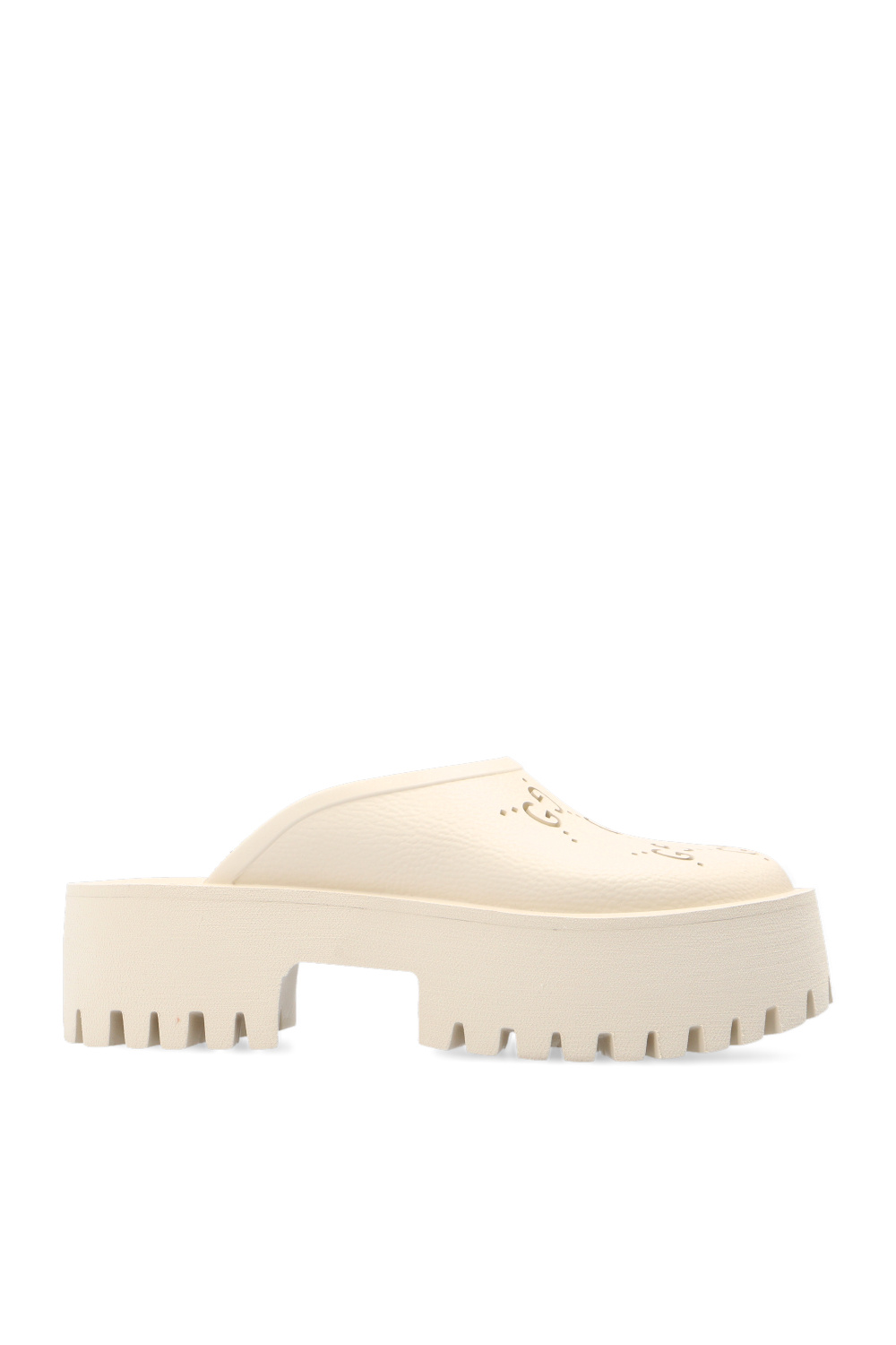 Platform sandals with logo Gucci - Gucci Schal mit Blumen